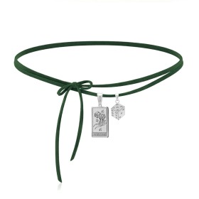 Collana Choker Fortune Cordino Alcantara