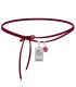 Collana Choker The Empress Cordino Alcantara Bordeaux