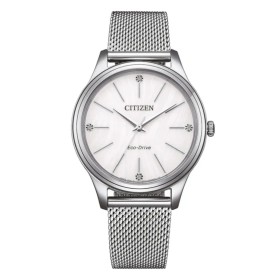 Orologio Citizen Of Collection Lady Casual Mesh Bianco EM1220-58A
