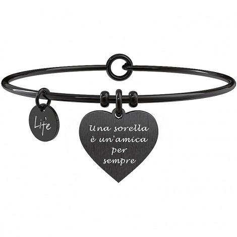 Bracciale Donna Kidult Nero Sorelle 731705