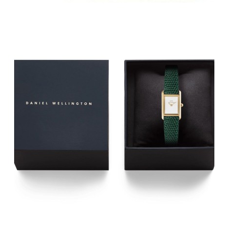 Orologio Daniel Wellington Bound Mini Green Lizard Gold