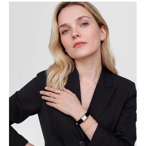 Orologio Daniel Wellington Bound Mini Black Lizard Silver