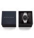 Orologio Daniel Wellington Iconic GMT Link Black Ceramic Bezel Silver