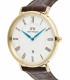 Orologio Daniel Wellington Classic Roman Numerals Date Dark Brown Croc Gold