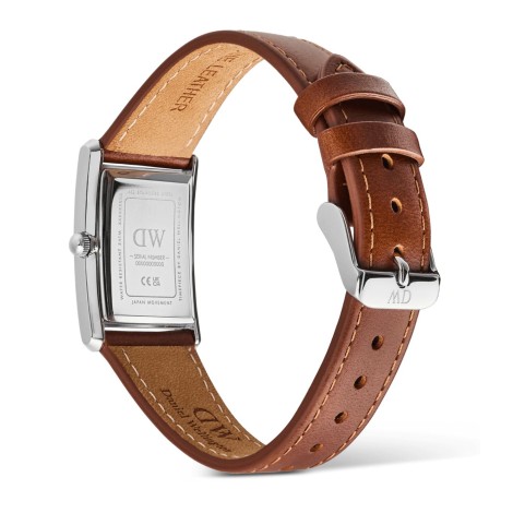 Orologio Daniel Wellington Bound Light Brown Arctic Guilloché Silver