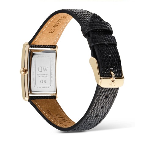 Orologio Daniel Wellington Bound Mini Black Lizard Gold
