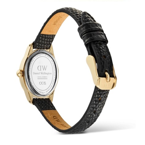 Orologio Daniel Wellington Ophelia Black Lizard Unitone Guilloché Gold