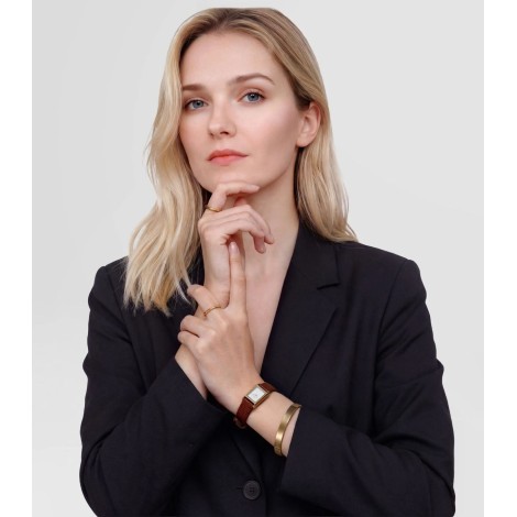 Orologio Daniel Wellington Bound Mini Light Brown Lizard Gold