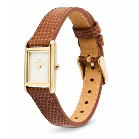 Orologio Daniel Wellington Bound Mini Light Brown Lizard Gold