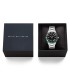 Orologio Daniel Wellington Iconic GMT Link Black Green Ceramic Bezel Silver