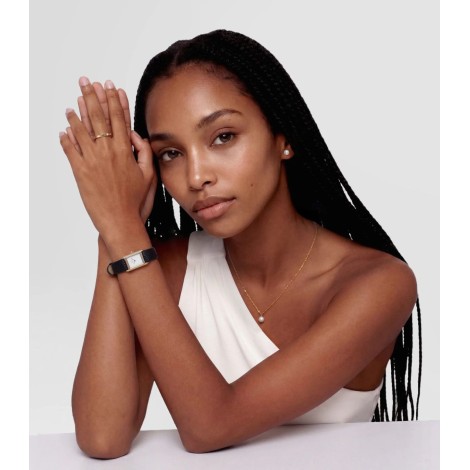 Orologio Daniel Wellington Bound Mini Light Black Lizard Gold