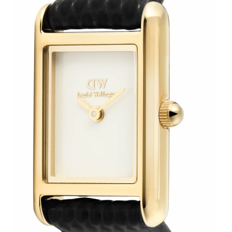 Orologio Daniel Wellington Bound Mini Light Black Lizard Gold