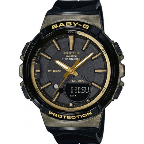 Orologio Casio Baby-G Donna Resina Black/Gold BGS-100GS-1AER