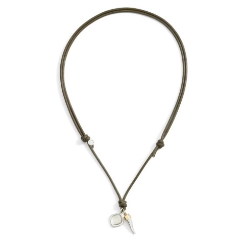 Collana Dodo Cordino Sigillo e Cornetto