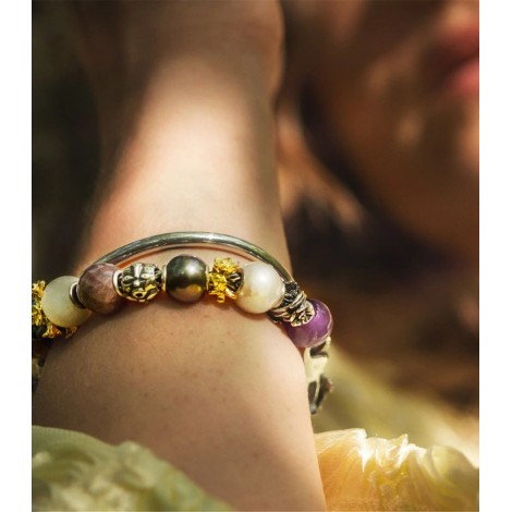 Beads Trollbeads Bouquet Di Fiori Collezione Storie Che Sbocciano Placcato Oro TGPBE-20001