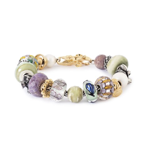 Beads Trollbeads Foglie Del Silenzio Collezione Storie Che Sbocciano TGLBE-30190