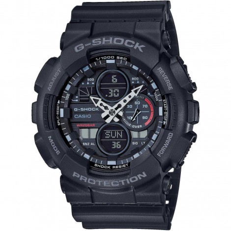 Orologio Casio Nero G-Shock Multifunzione GA-140-1A1ER