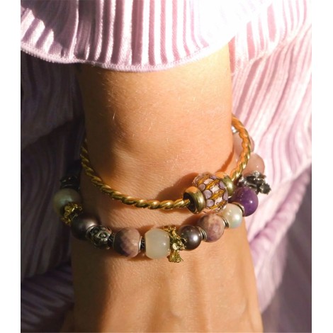 Beads Trollbeads Bosco D'Oro Collezione Storie Che Sbocciano TGLBE-30188