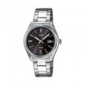 Orologio Casio Donna SoloTempo Classic Silver/Nero LTP-1302PD-1A1V