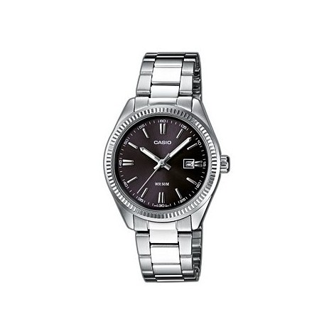 Orologio Casio Donna SoloTempo Classic Silver/Nero LTP-1302PD-1A1V