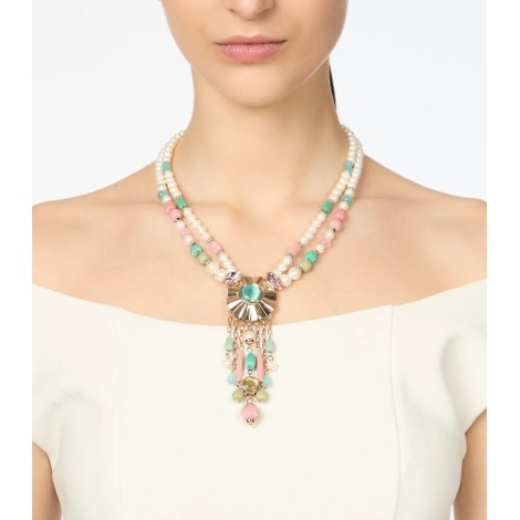 Collana Sodini Due Fili e Frangia Tarocchi