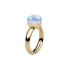 Anello Qudo Firenze Gold Azzurro Chiaro