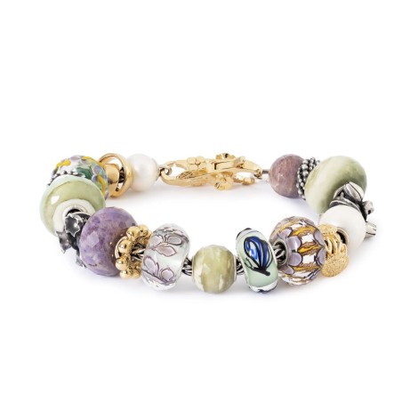 Beads Trollbeads Calcite Giallo Verde TSTBE-20050