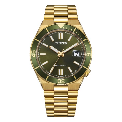 Orologio Citizen Tsuyosa Shore Automatic Verde Gold NJ0232-53X
