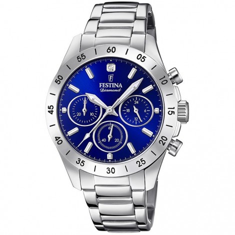 Orologio Donna Festina Crono BoyFriend Acciaio/Blu F20397/2