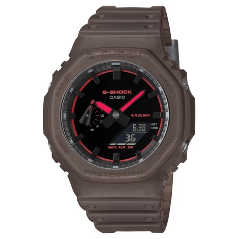 Orologio Casio G-Shock Classic Marrone Trasparente GA-2100K-5AER