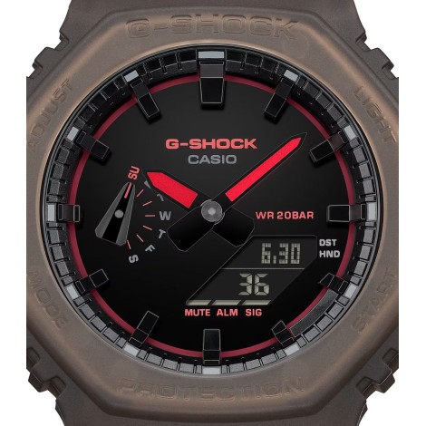 Orologio Casio G-Shock Classic Marrone Trasparente GA-2100K-5AER