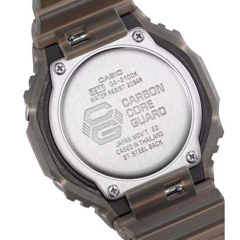 Orologio Casio G-Shock Classic Marrone Trasparente GA-2100K-5AER