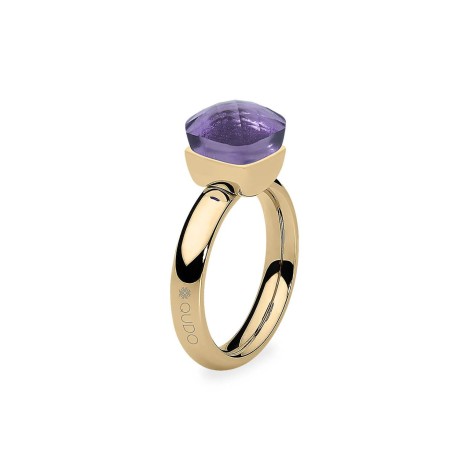 Anello Qudo Firenze Gold Viola