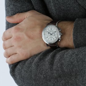 Orologio Uomo Philip Watch Grand Archive 1940 - Pelle Marrone R8271698004