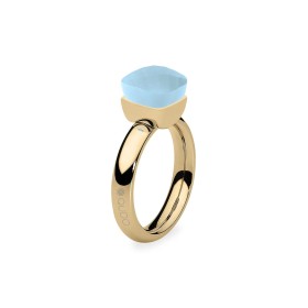 Anello Qudo Firenze Gold Celeste Chiaro