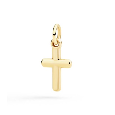 Ciondolo Dodo Croce Oro Giallo