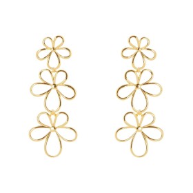 Orecchini Sodini A Tre Fiorellini Daisy Gold
