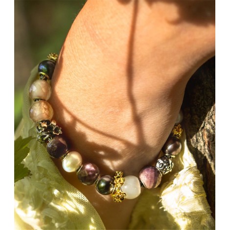 Beads Trollbeads Corona Di Fiori Collezione Storie che Sbocciano TGPBE-30001