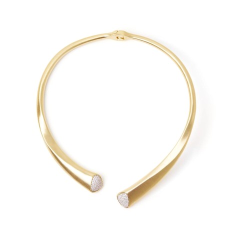 Collana Sodini Semirigida Zirconi Livia Gold