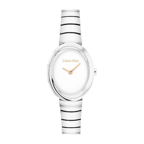 Orologio Calvin Klein Twisted Bezel Silver 25100149