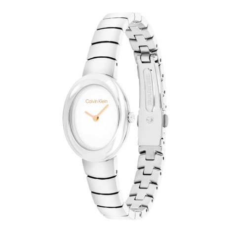 Orologio Calvin Klein Twisted Bezel Silver 25100149