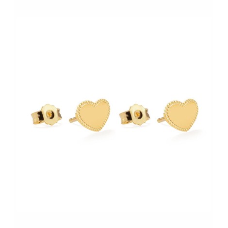 Orecchini Le Bebè Scintille Cuore Oro Giallo 9kt