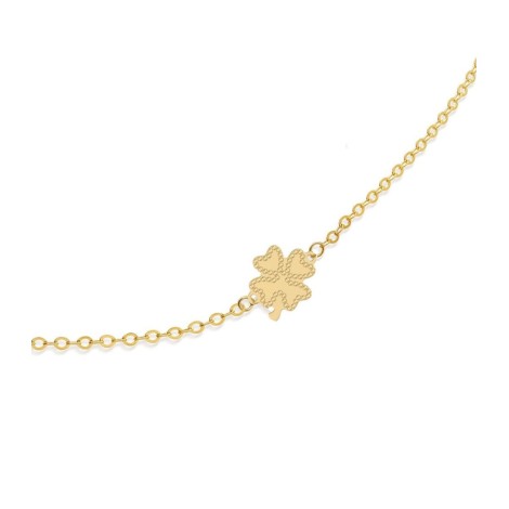 Bracciale Le Bebè Scintille Quadrifoglio Oro Giallo 9kt