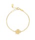 Bracciale Le Bebè Scintille Quadrifoglio Oro Giallo 9kt