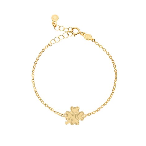 Bracciale Le Bebè Scintille Quadrifoglio Oro Giallo 9kt