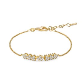 Bracciale Miluna Unica Neve Argento Dorato E Topazi BRD1197G