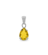 Ciondolo Goccia Giallo Swarovski Pendente Argento MiRaggi Amulets