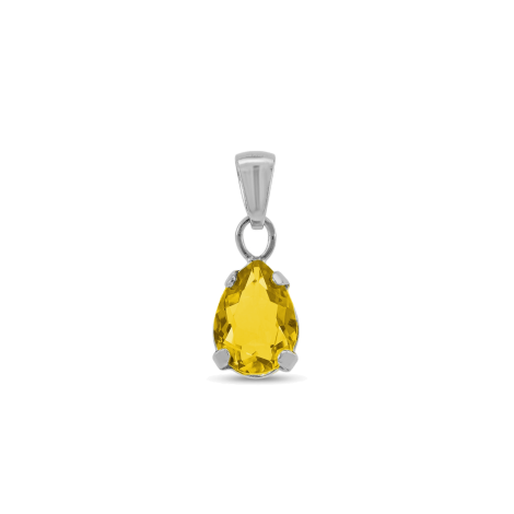 Ciondolo Goccia Giallo Swarovski Pendente Argento MiRaggi Amulets