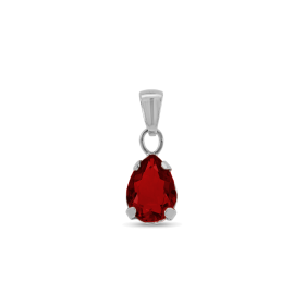 Ciondolo Goccia Bordeaux Swarovski Pendente Argento MiRaggi Amulets