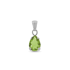 Ciondolo Goccia Verde Swarovski Pendente Argento MiRaggi Amulets